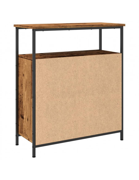 Credenza Legno Antico 70x30x80 cm in Legno Multistrato