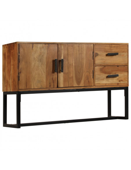 Credenza Marrone 110x30x70 cm in Legno Massello di Acacia
