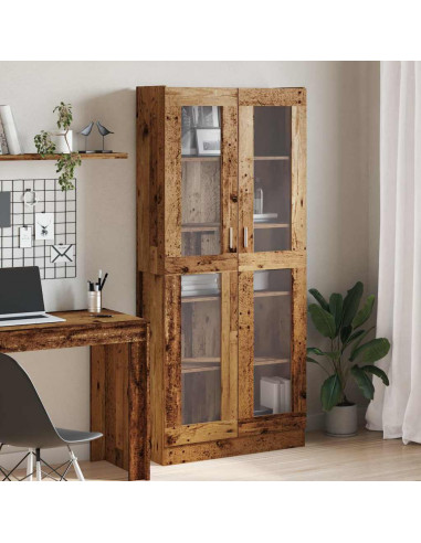 Credenza Legno Antico 82,5x30,5x185 cm in Truciolato