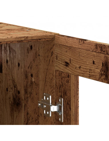 Credenza Legno Antico 69,5x34x90 cm in Legno Multistrato