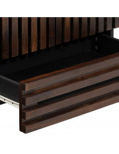 Credenza Marrone 60x34x100 cm in Legno Massello di Mango