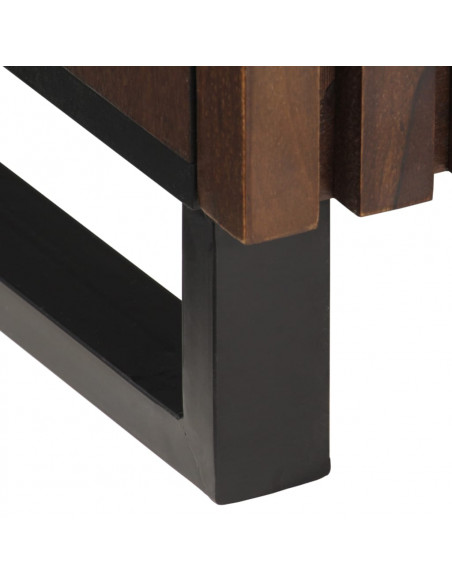 Credenza Marrone 60x34x75 cm in Legno Massello di Mango