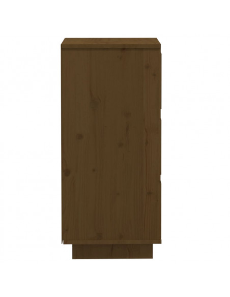 Credenza Marrone Miele 32x34x75 cm in Legno Massello di Pino