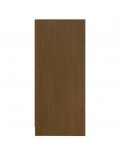 Credenza Marrone Miele 35,5x33,5x76cm in Legno Massello di Pino
