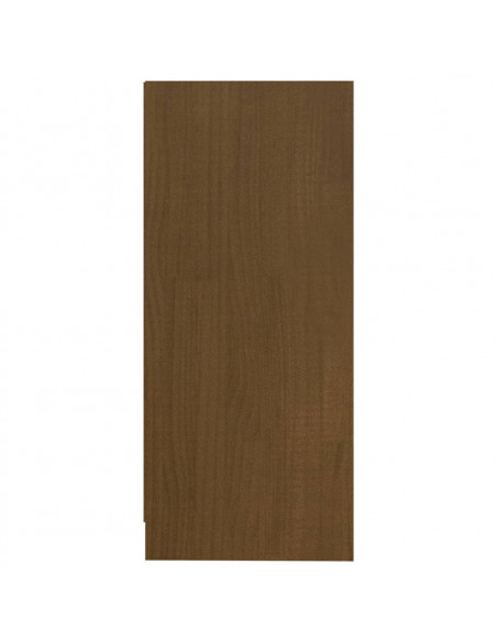 Credenza Marrone Miele 35,5x33,5x76cm in Legno Massello di Pino