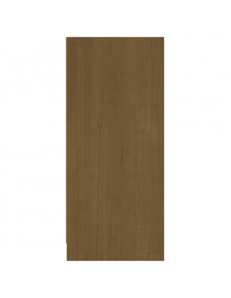 Credenza Marrone Miele 70x33x76 cm in Legno Massello di Pino