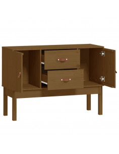 Credenza Miele 110x40x78 cm in Legno Massello di Pino