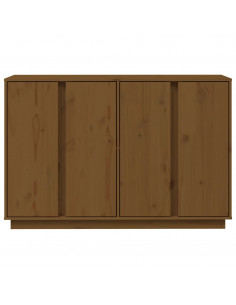 Credenza Miele 120x35x80 cm in Legno Massello di Pino