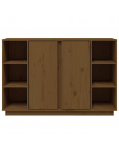 Credenza Miele 120x35x80 cm in Legno Massello di Pino