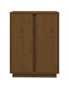 Credenza Miele 60x35x80 cm in Legno Massello di Pino