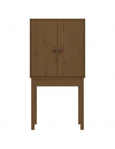 Credenza Miele 60x40x120 cm in Legno Massello di Pino