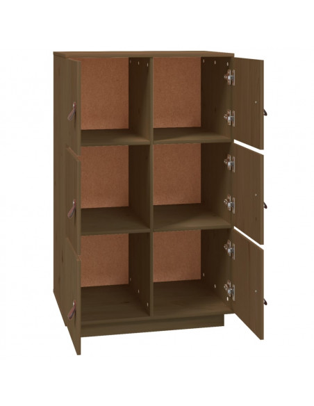 Credenza Miele 67x40x108,5 cm in Legno Massello di Pino