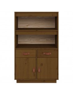 Credenza Miele 67x40x108,5 cm in Legno Massello di Pino