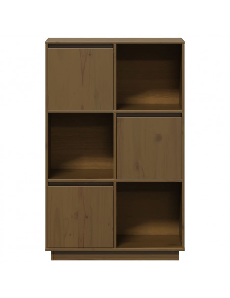 Credenza Miele 74x35x117 cm in Legno Massello di Pino