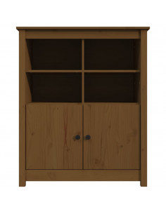 Credenza Miele 83x41,5x100 cm in Legno Massello di Pino