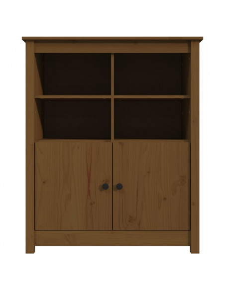 Credenza Miele 83x41,5x100 cm in Legno Massello di Pino