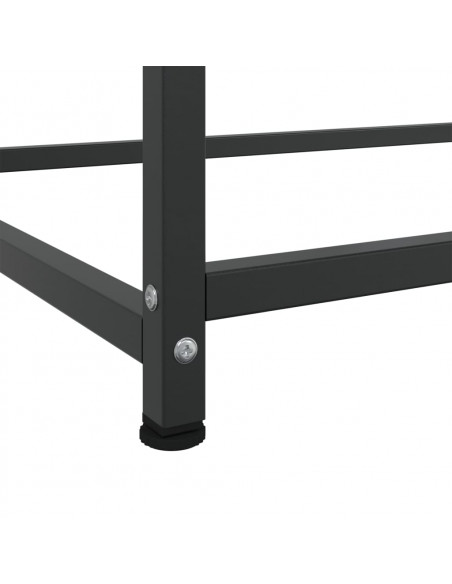 Credenza Nera 100,5x39x107 cm in Acciaio