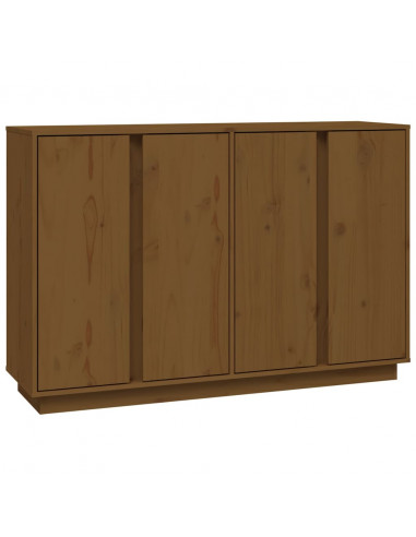 Credenza Miele 120x35x80 cm in Legno Massello di Pino