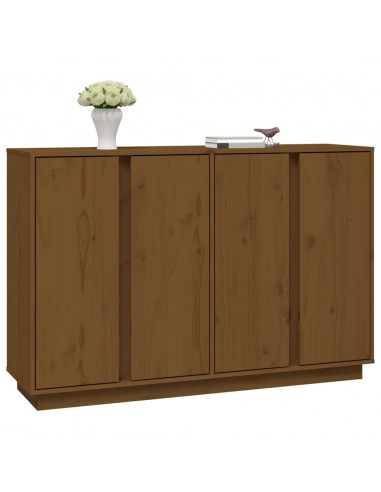 Credenza Miele 120x35x80 cm in Legno Massello di Pino