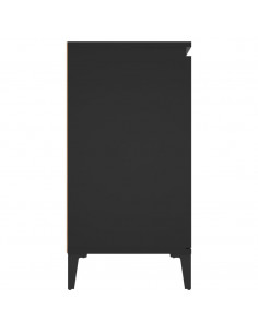 Credenza Nera 104x35x70 cm in Legno Multistrato
