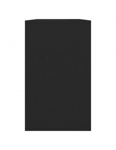 Credenza Nera 120x41x75 cm in Truciolato