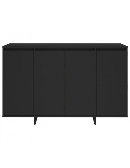 Credenza Nera 120x41x75 cm in Truciolato