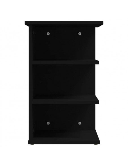 Credenza Nera 35x35x55 cm in Legno Multistrato