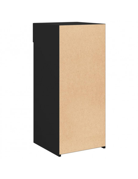 Credenza Nera 40x42,5x93 in Legno Multistrato
