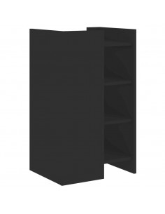 Credenza Nera 45x35x75 cm in Legno Multistrato