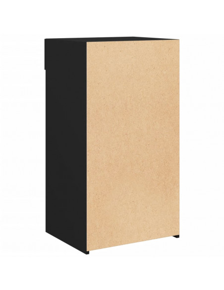 Credenza Nera 50x42,5x93 cm in Legno Multistrato
