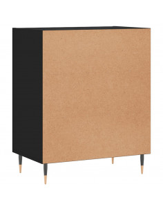 Credenza Nera 57x35x70 cm in Legno Multistrato