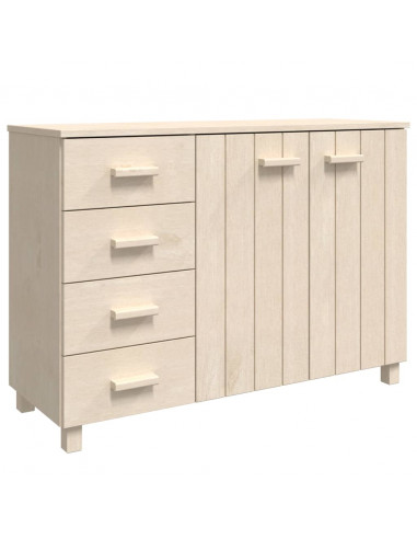 Credenza HAMAR Miele 113x40x80 cm in Legno Massello di Pino