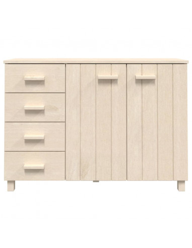 Credenza HAMAR Miele 113x40x80 cm in Legno Massello di Pino