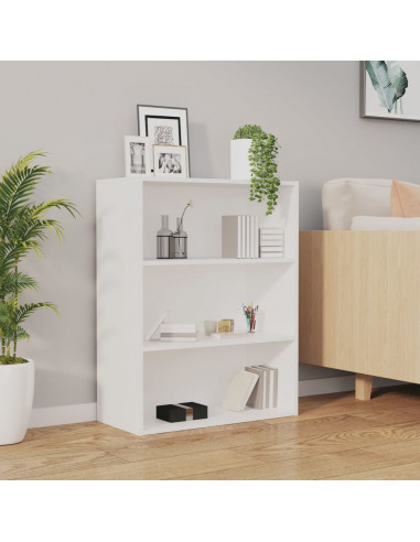 Armadietto Pensile a Parete Bianco 69,5x32,5x90 cm