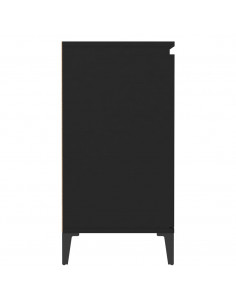 Credenza Nera 60x35x70 cm in Legno Multistrato