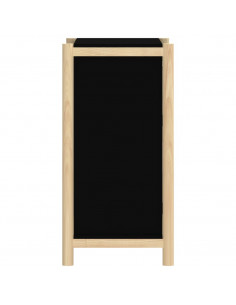 Credenza Nera 62x38x75 cm in Legno Multistrato
