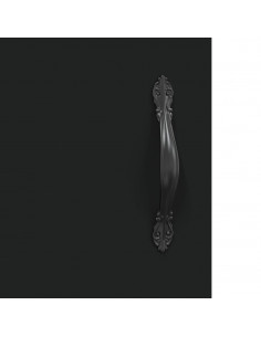 Credenza Nera 69,5x34x180 cm in Legno Multistrato