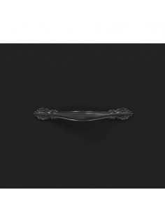 Credenza Nera 69,5x34x180 cm in Legno Multistrato