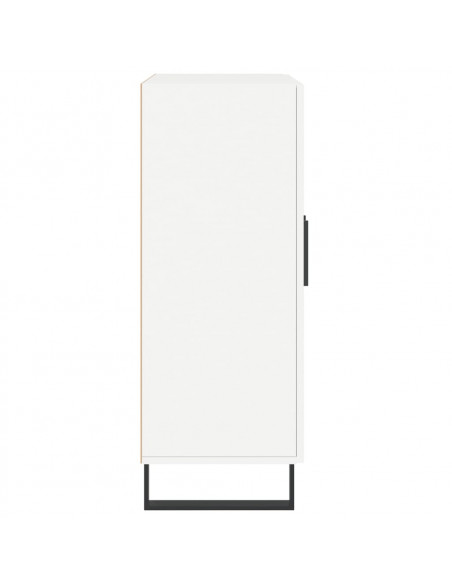 Credenza Bianca 69,5x34x90 cm in Legno Multistrato