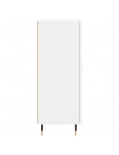 Credenza Bianca 69,5x34x90 cm in Legno Multistrato 2