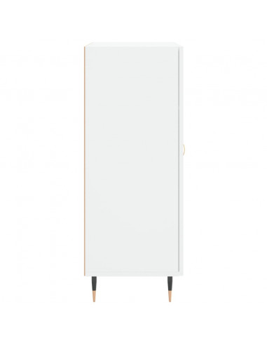 Credenza Bianca 69,5x34x90 cm in Legno Multistrato