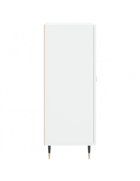 Credenza Bianca 69,5x34x90 cm in Legno Multistrato