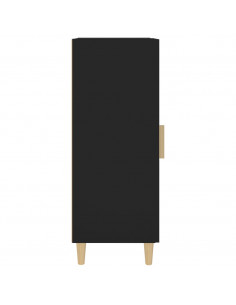 Credenza Nero 34,5x34x90 cm in Legno Multistrato