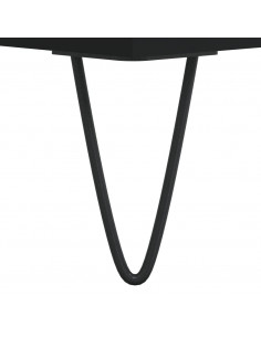 Credenza Nero 34,5x34x90 cm in Legno Multistrato