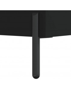 Credenza Nero 34,5x34x90 cm in Legno Multistrato