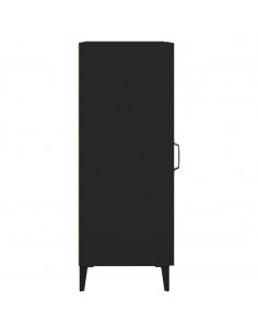 Credenza Nero 34,5x34x90 cm in Legno Multistrato
