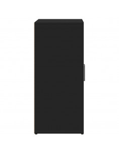 Credenza Nero 60x31x70 cm in Legno Multistrato