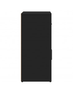 Credenza Nero 60x31x70 cm in Legno Multistrato