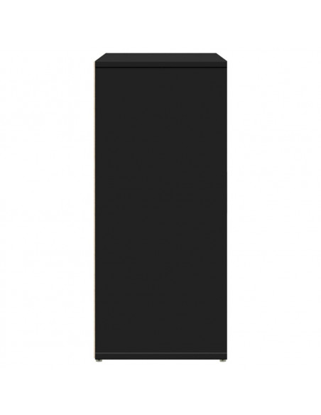 Credenza Nero 60x31x70 cm in Legno Multistrato