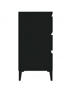 Credenza Nero 60x35x70 cm in Legno Multistrato
